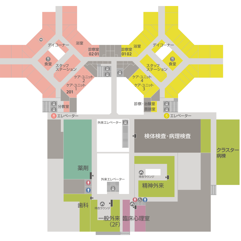 フロアマップ2F