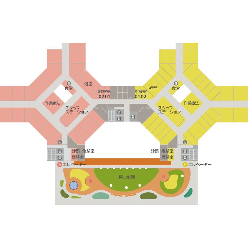 フロアマップ4F