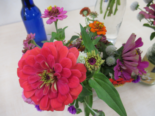 フラワーアレンジメントの写真