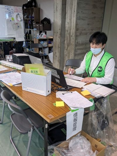 石川県被災地域のJRAT現地対策本部支援活動